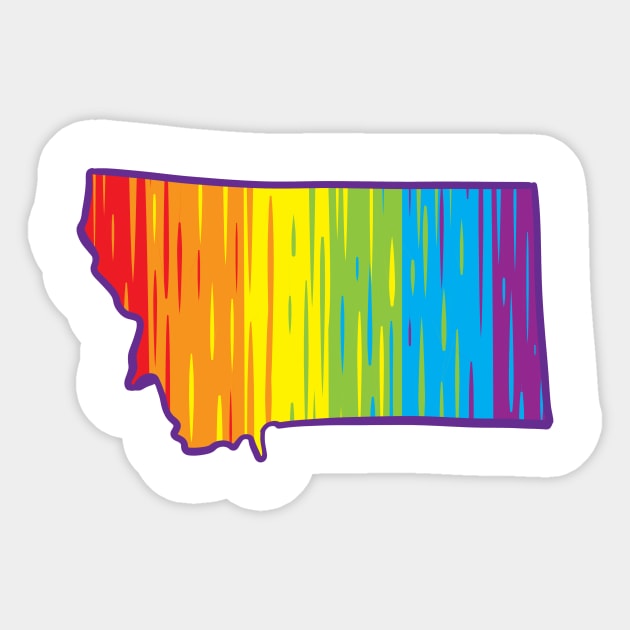 Montana Pride Sticker by Manfish Inc.